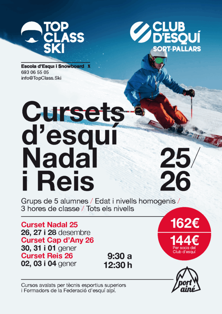 Cursets Nadal, Cap d'any i Reis 2025-2026